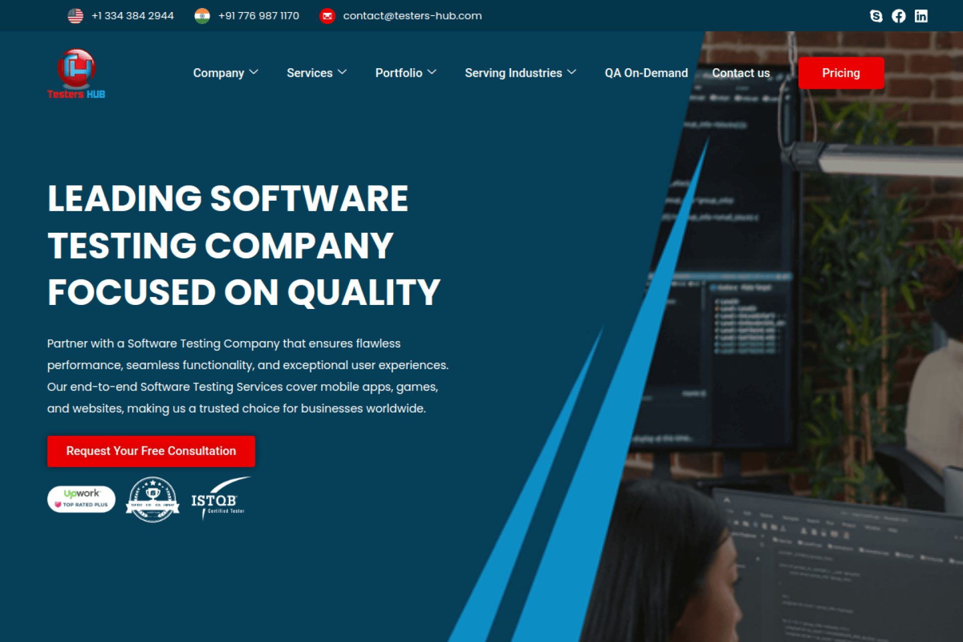 Testers HUB portfolio image 2