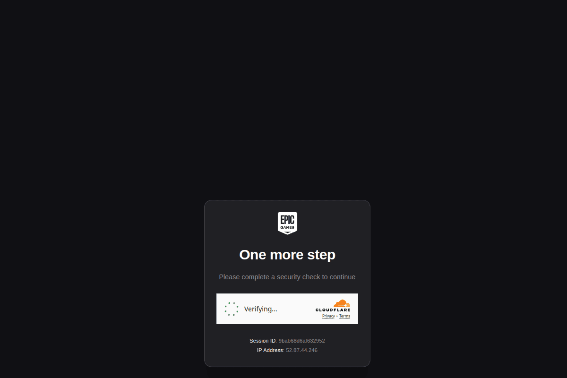 Epic Games portfolio image 2