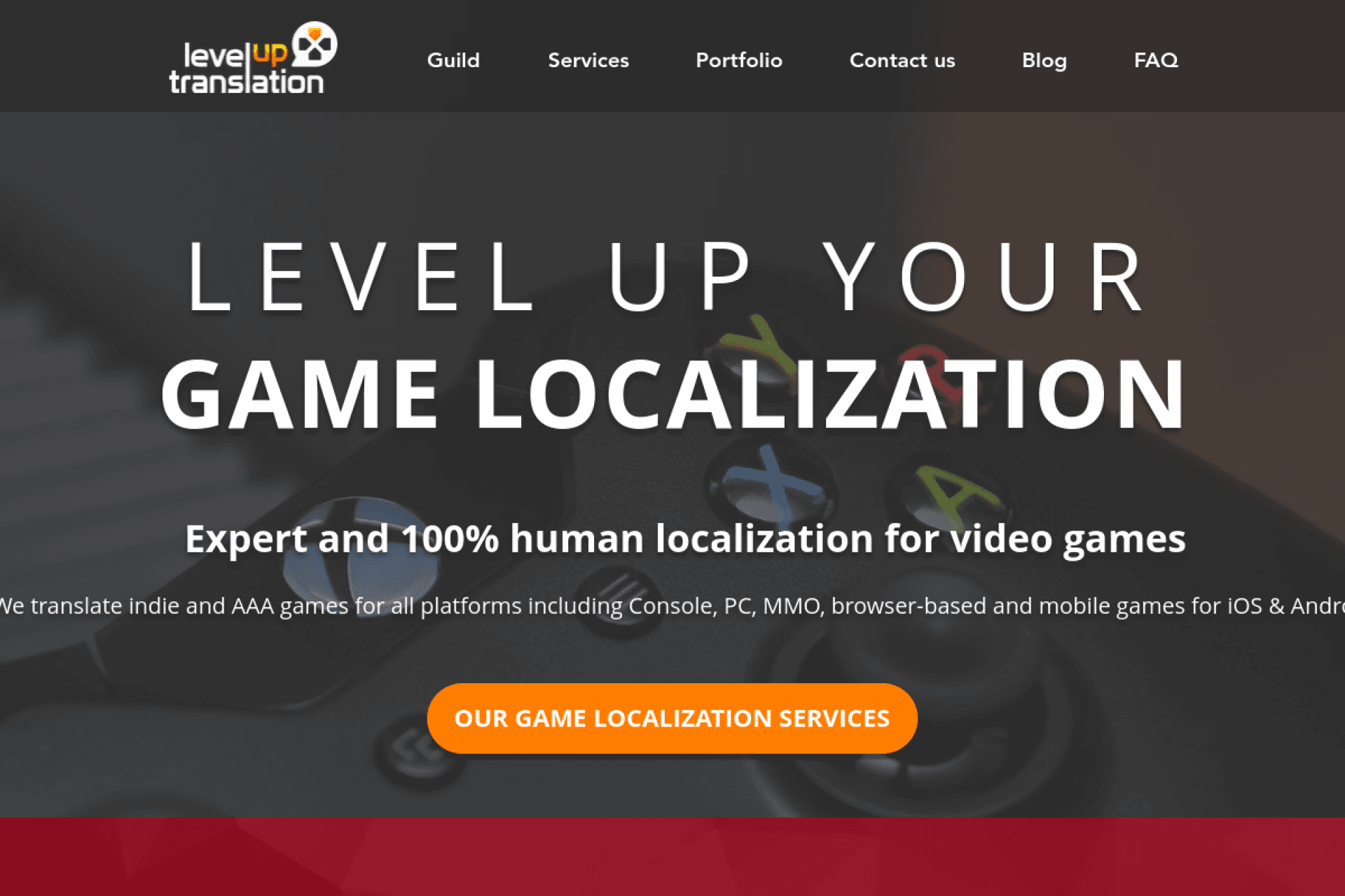 Level Up Translation portfolio image 2