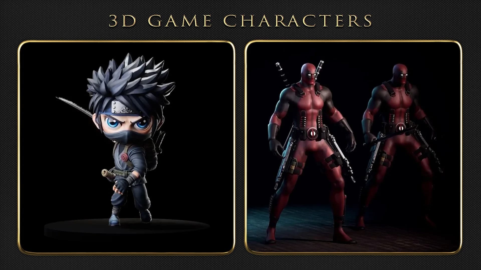 3D Game Characters Design and Animation